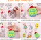 18 Pieces Easter Suncatchers Craft Kit DIY Easter Window Paint Art Kit Easter Sun Catchers Ornaments in 6 Designs with Ribbons Color Pigment and Key Rings for Kid Party Favors
